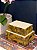 Caixa Decorativa - Osso -  Porta Jóias - Off White e Caramelo - Imagem 3