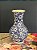 Vaso Decorativo - Azul e Branco - Ceramica 11,5CM - Imagem 1