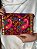 Bolsa Clutch - Tecido - Bordado - Vinho - Imagem 2