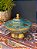 Pote - Latão - Dourado - Azul - Imagem 1
