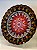 Prato de Parede Medio - Turquia - Decorativo - Cerâmica - Alto Relevo - Preto e Vermelho - Imagem 2