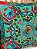 Capa de Almofada Bordada 45X45 Verde - Imagem 2