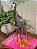 Girafa - Decorativa - Metal - Prata - Imagem 2