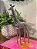 Girafa - Decorativa - Metal - Prata - Imagem 1