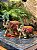 Par de Elefantes - Madeira - Colorido - Imagem 1