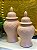 Potiche  - Ceramica - Rosa - 41cm - Imagem 2