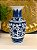 Vaso Decorativo - Azul e Branco - Ceramica - 23CM - Imagem 1