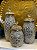 Potiche - Ceramica - Cinza com Dourado - 46,5CM - Imagem 2