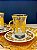 Copo Turco - Pares - Vidro Turquia - Dourado - Imagem 2