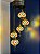 Luminária de Teto Turca 5 Globos Média Colorida - Imagem 1
