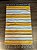 Tapete -  92x 58cm - Listrado - Amarelo - Imagem 1
