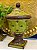 Potiche Decorativo - Ceramica - Verde Vintage - 39cm - Imagem 3