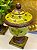 Potiche Decorativo - Ceramica - Verde Vintage - 39cm - Imagem 2