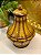 Vaso Potiche Decorativo - Marroquino - Ceramica - Amarelo Vintage - 26cm - Imagem 2