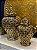 Potiche Decorativo - Ceramica - Dourado - 34CM - Imagem 2