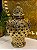 Potiche Decorativo - Ceramica - Dourado - 34CM - Imagem 1