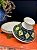 Tagine Saleiro Marroquino - Ceramica - Pitando à mão - Branco e Verde - Imagem 2