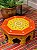 Mesa de Apoio - Madeira - Pintado à Mão - Amarelo e Laranja - M - Imagem 1