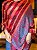 Pashmina de Viscose - Tons de Vermelho e Azul - Imagem 1