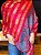 Pashmina de Viscose - Rosa e Colorido - Imagem 1