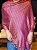 Pashmina de Viscose - Roxo e Bege - Imagem 1