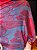 Pashmina de Viscose - Vermelho, Azul - Imagem 2