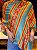 Pashmina de Viscose - Vermelho, Amarelo e Azul - Imagem 1