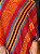 Pashmina de Viscose - Vermelho, Laranja e Azul - Imagem 2