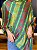 Pashmina de Viscose - Vermelho, Verde e Amarelo - Imagem 1
