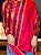 Pashmina de Viscose - Laranja, Roxo e Vermelho - Imagem 1
