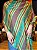Pashmina de Viscose - Amarelo, Verde e Vermelho - Imagem 1