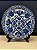 Prato Decorativo - Cerâmica - Azul e Branco - Grande - Imagem 1
