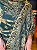 Pashmina de Viscose - Estampada - Dupla Face - Verde, Preto e Bege - Imagem 2