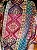 Pashmina de Viscose - Estampada - Dupla Face - Roxo, Rosa, Verde e Preto - Imagem 2