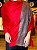 Pashmina de Viscose - Estampada -  Vermelho, Roxo e Verde - Imagem 1
