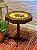 Mesa de Apoio - Madeira - Pintado à Mão - Amarelo - M - Imagem 1
