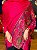 Pashmina de Viscose - Estampada - Pink, Roxo, Amarelo e Verde - Imagem 1