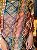 Pashmina de Viscose - Estampada - Dupla Face - Rosa, Roxo, Preto e Azul - Imagem 2