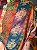 Pashmina de Viscose - Estampada - Dupla Face - Roxo, Laranja, Azul e Vermelho - Imagem 2