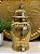 Potiche - Ceramica - Dourado - G - 49CM - Imagem 1