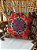 Capa de Almofada Bordada Tassel 45x45 Cinza Escuro - Imagem 1