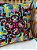 Capa de Almofada Bordada Tassel 45x45 Azul - Imagem 2