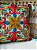 Capa de Almofada Bordada Tassel 45x45 Turquesa - Imagem 2