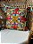 Capa de Almofada Bordada Tassel 45x45 Turquesa - Imagem 1