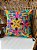 Capa de Almofada Bordada Tassel 45x45 Azul Claro - Imagem 1