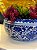 Cachepot em Cerâmica - Azul e Branco - 23CM - Imagem 2