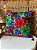 Capa de Almofada Bordada Tassel 45x45 Marrom - Imagem 1