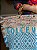 Bolsa Praia - Bordada - Com Miçangas - Dolce Vita - Azul, Dourado e Bege - Imagem 4
