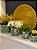 Cachepot em Ceramica - Verde e Branco - Folhas - 15,5CM - Imagem 2
