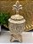 Potiche - Off White e Dourado - Ceramica - 39,5cm - Imagem 1